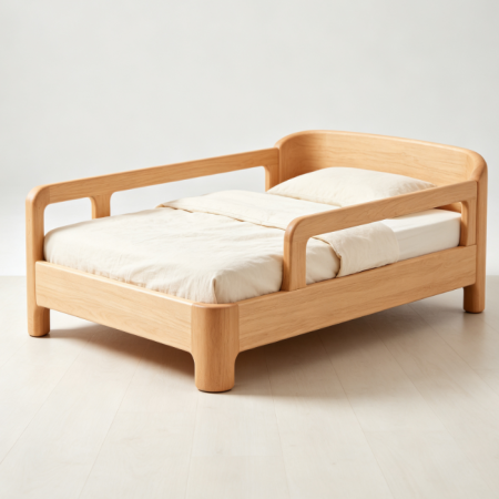 Kids Solid Wood Bed Frame